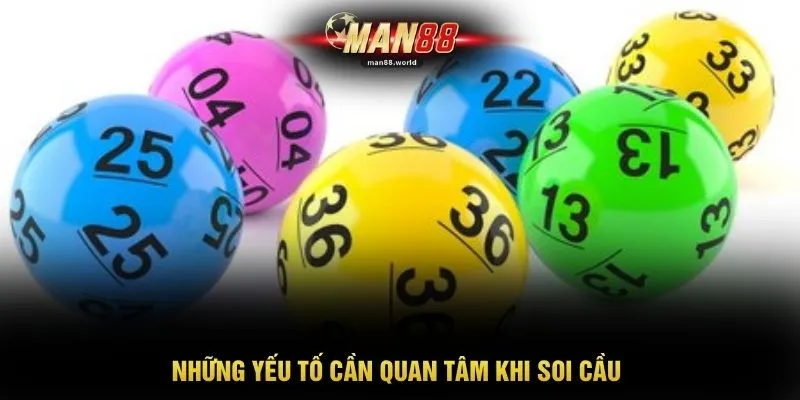 Những yếu tố cần quan tâm khi soi cầu