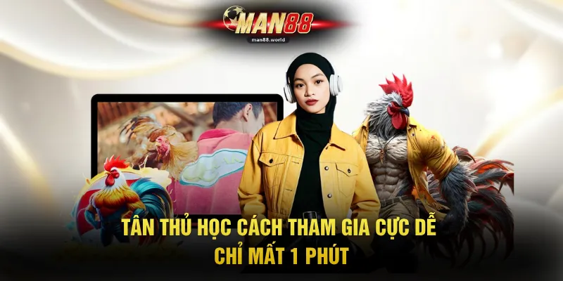 Tân thủ học cách tham gia cực dễ chỉ mất 1 phút